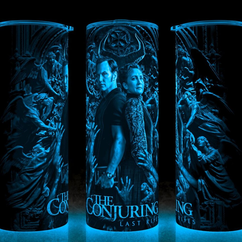 Glow in the Dark The Conjuring Last Rites Horror Movie Cup Mug Tumbler 20oz